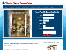 Tablet Screenshot of hostalfloridacenter.com